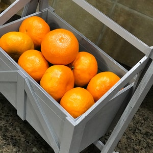 Rustikaler Kistenständer, Obst und Gemüse, Pflanzgefäß, Gartenarbeit & Pflanzen NUR Digital File