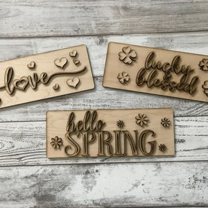 Additional Sign Options for Rustic Crate Farmhouse Planter, Set 1 Digital File ONLY