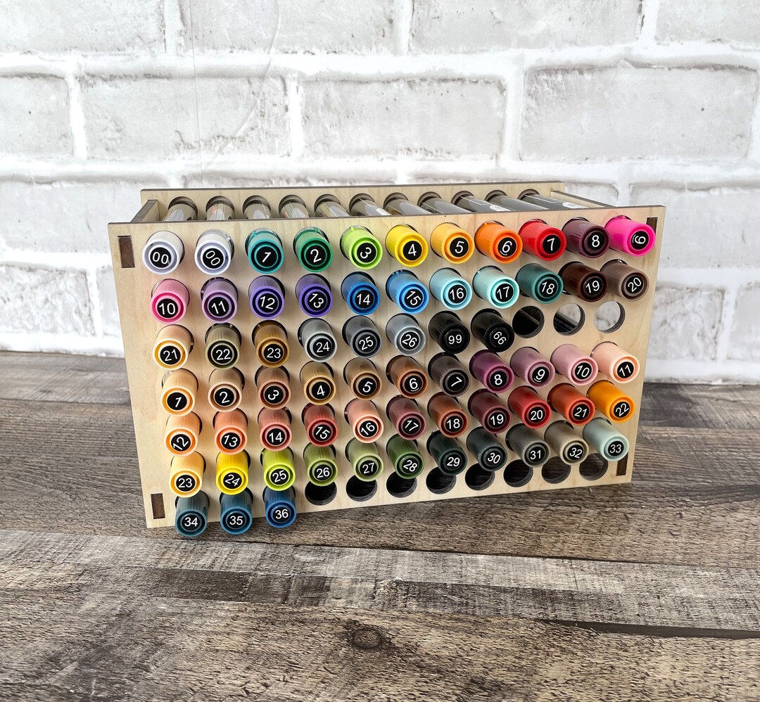 Paint Pen Organizer Tooliart And/or Posca Paint Pen Organizer Medium