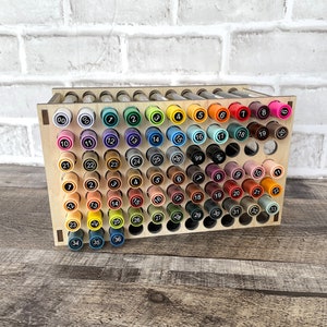 Paint Pen Organizer - Tooli-Art and/or Posca Paint Pen Organizer - Medium Point Paint Pen Holder SVG - Hold 77 Pens ***DIGITAL File Only