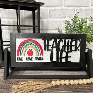 Add on for Farmhouse Interchangeable Sign Shelf Sitter, Teacher Sign, Teacher Shelf Sign ADD ON ONLY Interchangeable Sign, Digital File Only