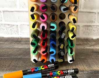 Organizador de bolígrafos Posca SVG - XL (45 unidades) (solo archivo digital)