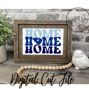 Insert for Chunky Farmhouse Frame Interchangeable Sign Base File, Home - S. Carolina, Home State Sign Add on Insert ONLY **Digital File Only