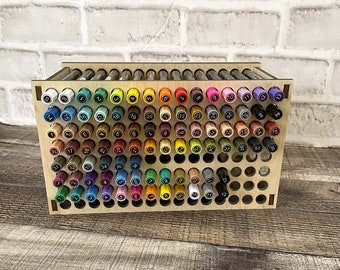 Paint Pen Organizer Tooli-art And/or Posca Paint Pen Organizer Medium Point  Paint Pen Holder SVG Hold 77 Pens DIGITAL File Only 