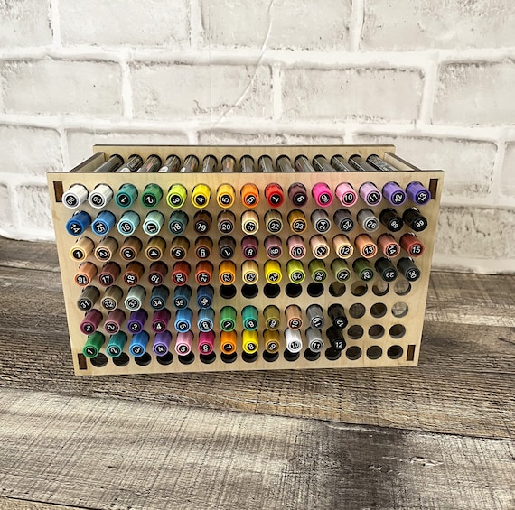 Paint Pen Organizer Tooli-art Fine Paint Pen Organizer Fine Point Paint Pen  Holder SVG Hold 120 Fine Point Pens DIGITAL File Only 