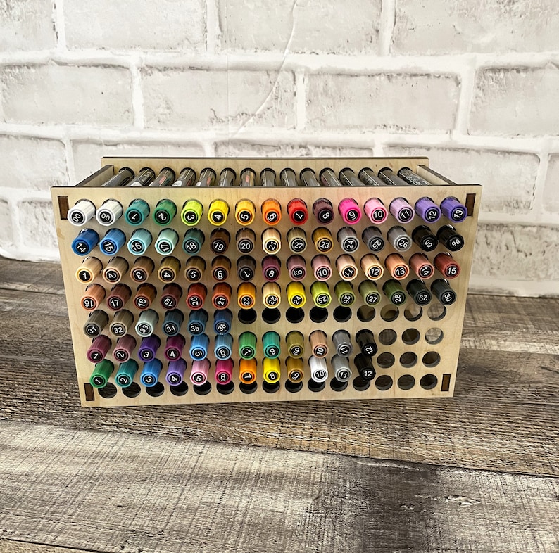 Paint Pen Organizer Tooliart Fine Paint Pen Organizer Etsy