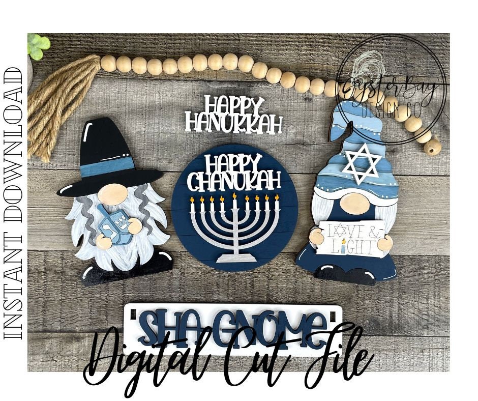 Fustelle Metalliche Hanukkah 'Happy Hanukkah' – Set Per Scrapbooking E Biglietti Fai Da Te – 10,2 X 15,2 Cm