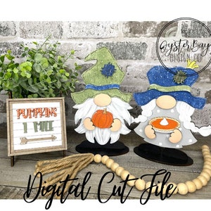 Fall Insert File for Standing Gnome Interchangeable, Fall Gnome Interchangeable SVG Insert Only, Gnome Insert Cut File **Digital File Only