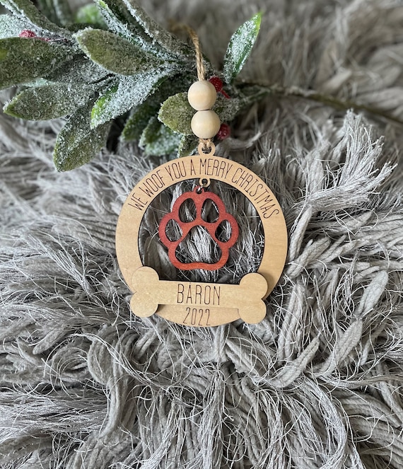 Dangle Ornament Dog and Cat Ornaments Dog and Cat Memorial Etsy