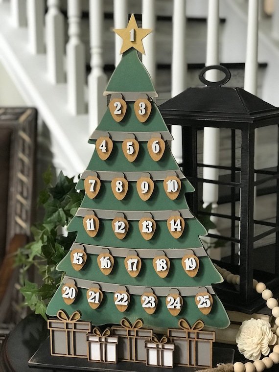 Christmas Tree Advent Calendar