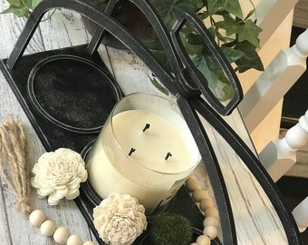 Farmhouse Dome Candle Holder, 3 Candle holder, Centerpiece, DIGITAL File Only