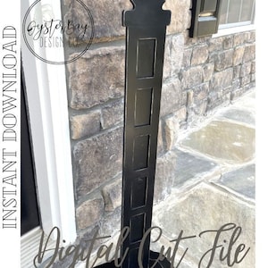 Porch Post SVG, 3 Ft. Tall Standing Porch Post SVG, Rustic Farmhouse Porch Post, Entry Décor, Porch Post Welcome Signs, **DIGITAL Files only
