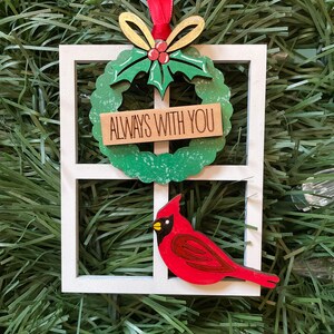 Kardinal Ornament, Erinnerung Ornament, Vintage Weihnachten, Weihnachtsverzierungen, rustikale Weihnachten amp;