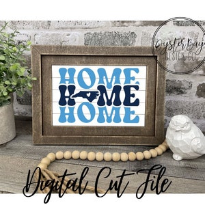 Insert for Chunky Farmhouse Frame Interchangeable Sign Base File, Home - N. Carolina, Home State Sign Add on Insert ONLY **Digital File Only
