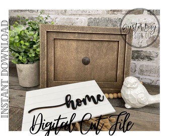 Chunky Farmhouse Frame Interchangeable Sign Base File, Interchangeable Farmhouse Sign Base, Chunky Frame Interchangeable **Digital File Only