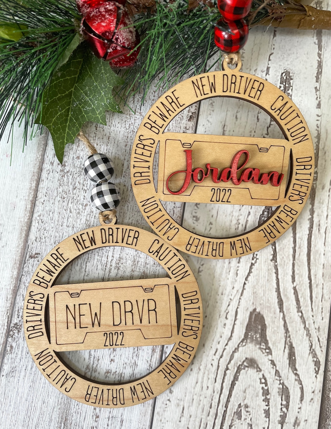 New Driver Ornament SVG, New Driver Christmas Ornaments, New Driver