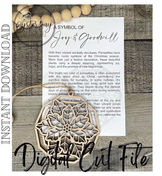 Ein Symbol der Freude und des guten Willens Weihnachtsstern-Ornament,  Weihnachtsstern-Ornament, inspirierendes Ornament, Story-Ornament - Etsy.de