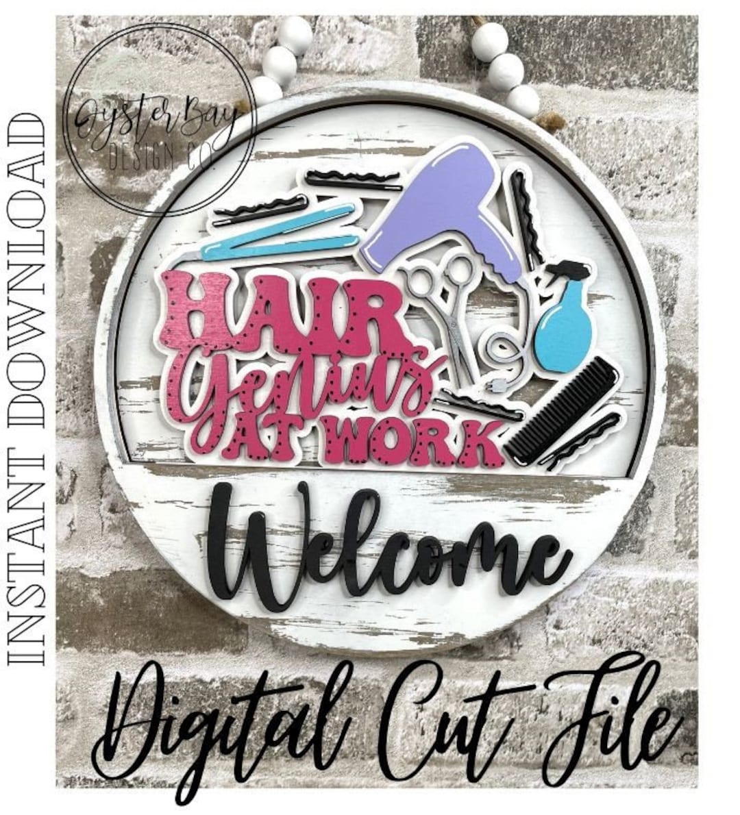 Addon Insert for 10.50 Interchangeable Door Hanger/interior Sign