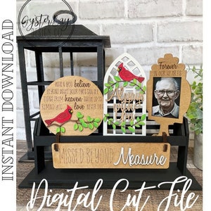 Add on for Interchangeable Wagon/Crate/Raised Shelf Sitter - Cardinal - Remembrance SVG, Cardinal Tiered Tray, Wagon/Crate Digital File Only