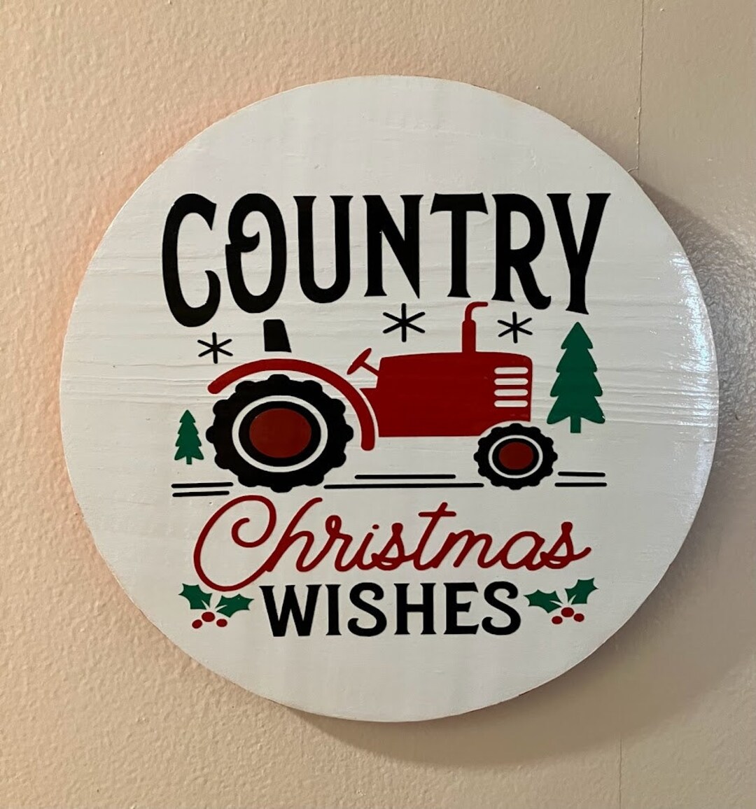 Country Christmas Sign - Etsy