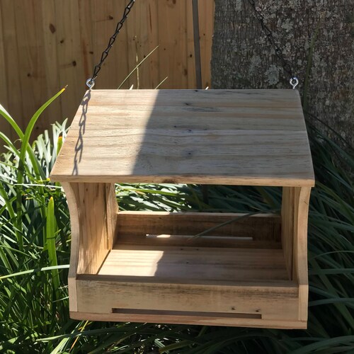 Suet Cake Feeder Bird Feeder Garden Decor Rustic Decor Etsy