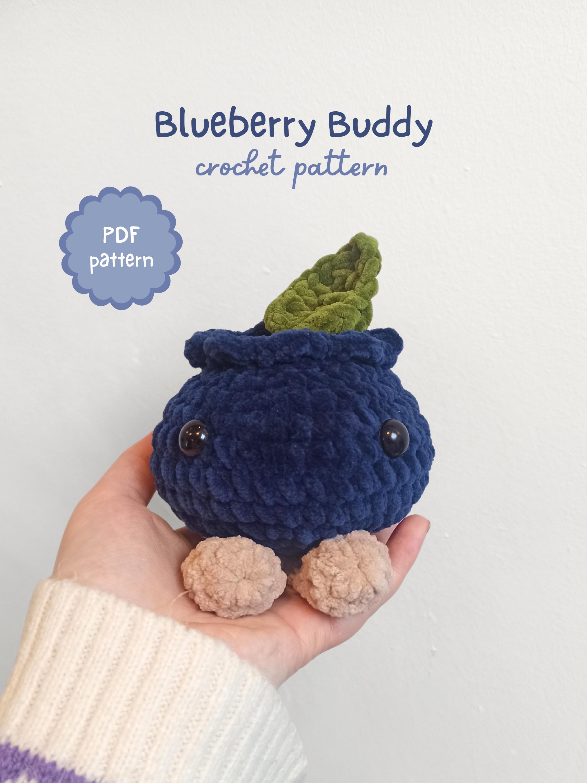 30 Blueberry Crochet Patterns for Fruit-Inspired Amigurumi, Keychains, Plushies, and More 30 Blueberry Crochet Pattern PDF in English