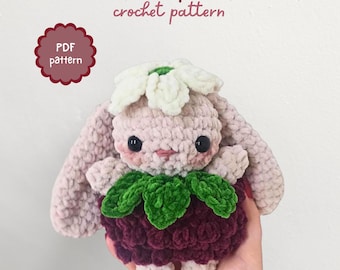 Fruit Bunny Crochet Pattern in English