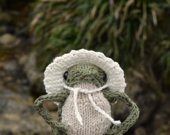 Knitted Frog Handmade