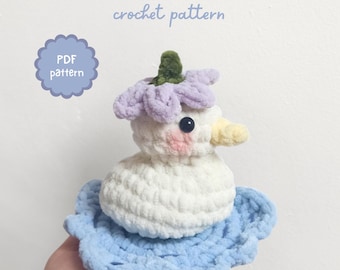 Duck Crochet Pattern PDF in English Amigurumi Plushie