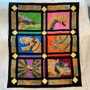Triceratops Quilt Pattern (PDF)