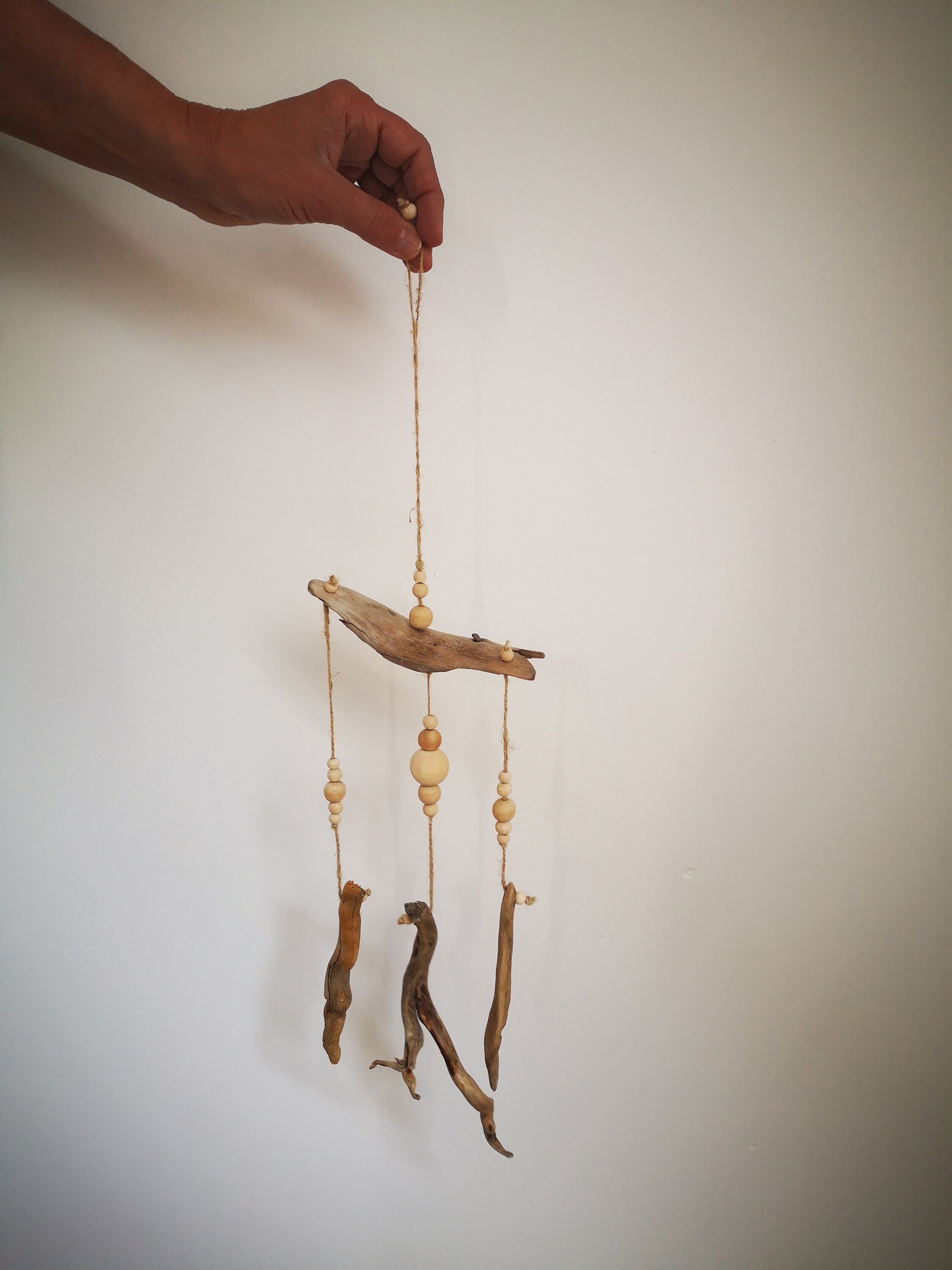 Décoration Murale , Mobile, Suspension Décorative, Bois Flotté, Décorative Mobile en Bois Flotté