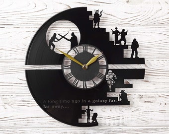 Details about   LED Vinyl Clock Star Wars LED Wall Decor Art Clock Original Gift 185 