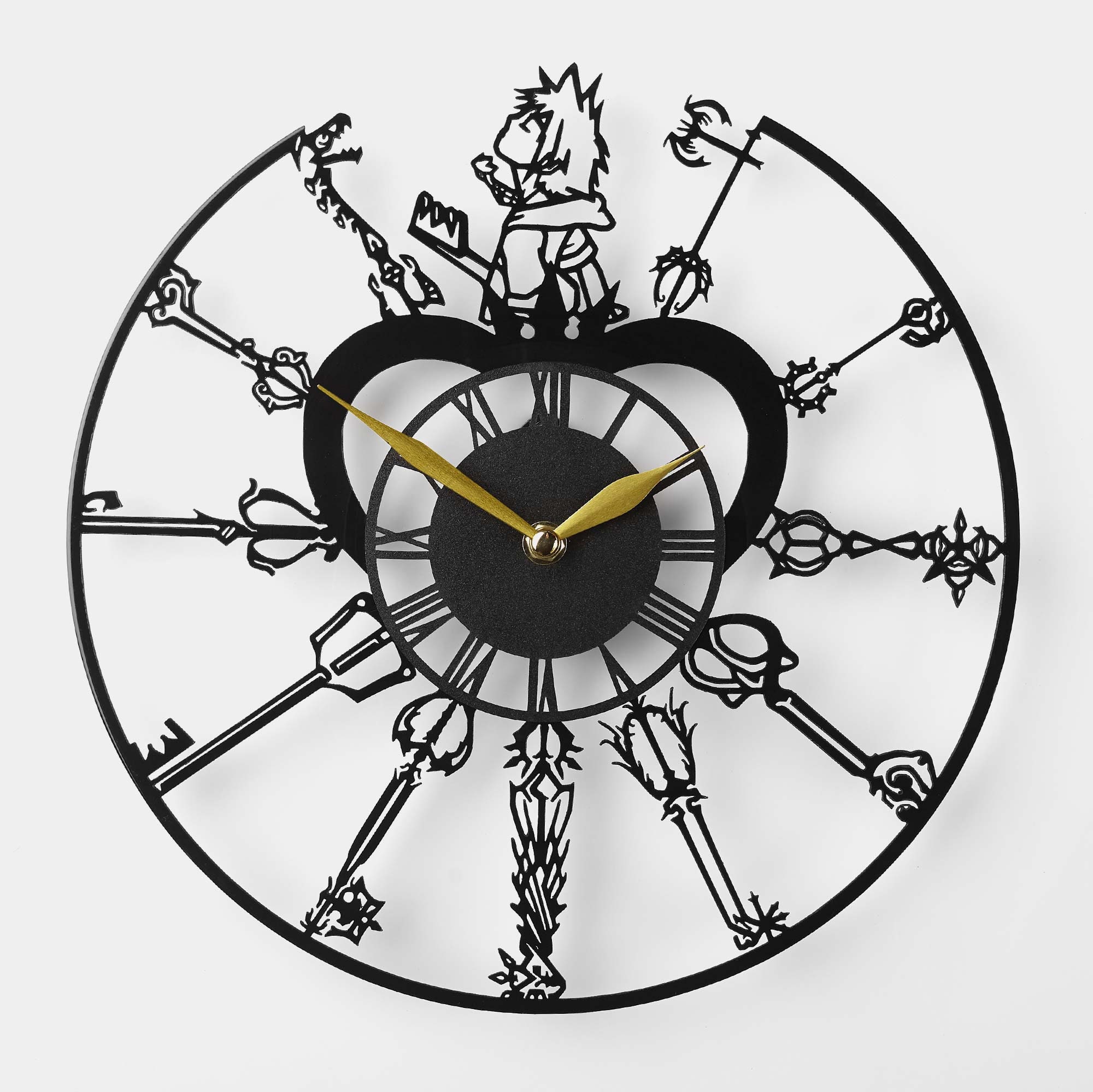 Kingdom Hearts Clock Kingdom Hearts Merchandise Kingdom Etsy