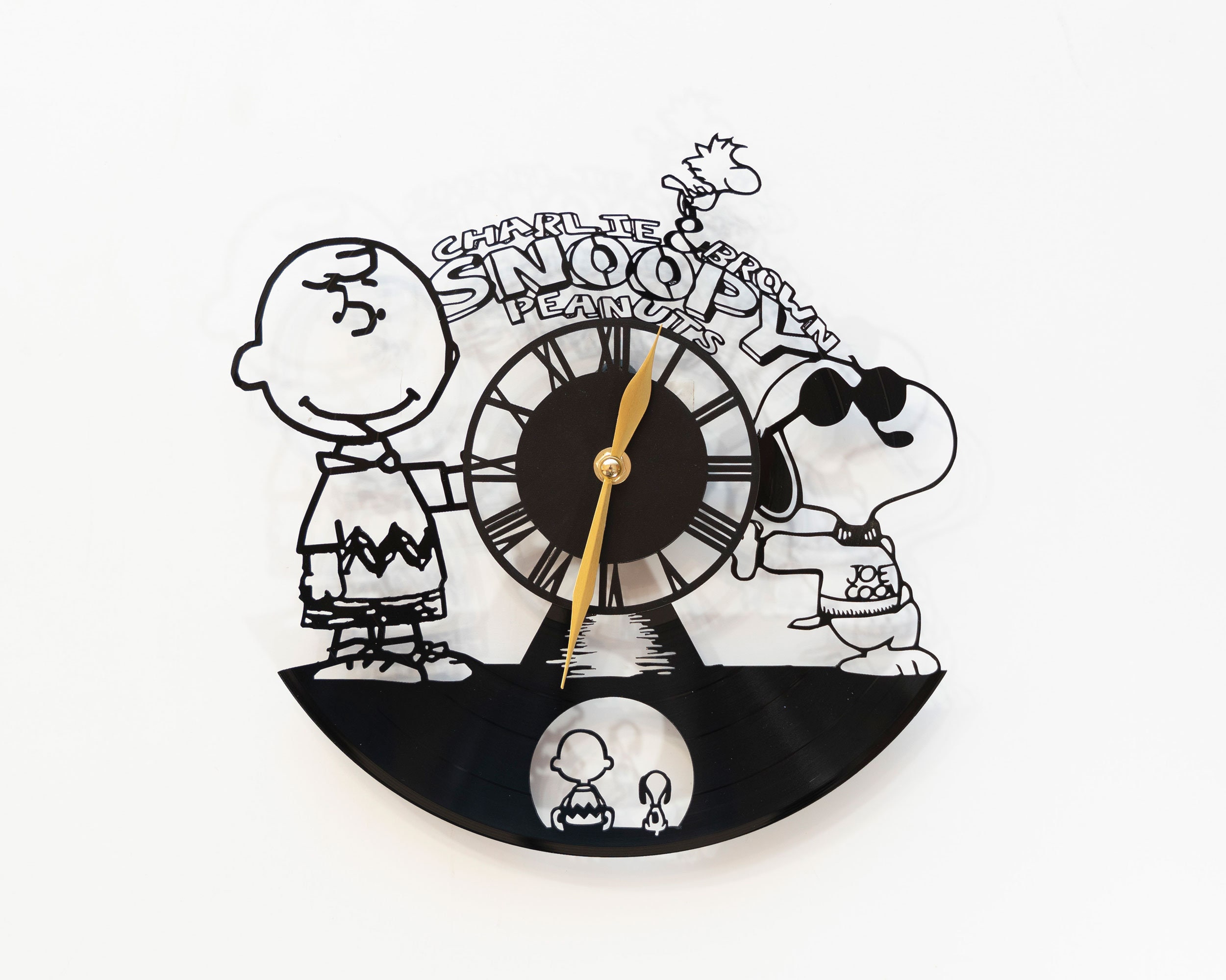Snoopy Clock Charlie Brown Clock Peanuts Wall Clock Snoopy Etsy