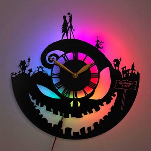 Nightmare Before Christmas Gifts, Nightmare Before Christmas Clock, Jack Skellington, Nightmare Before Christmas Decor Yes