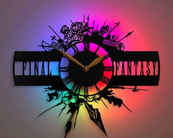 Final Fantasy xiv Clock, ffxiv, Final Fantasy 14, ff14, Final Fantasy Clock