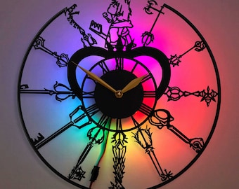 Kingdom Hearts Clock, Kingdom Hearts Gifts, Kingdom Hearts