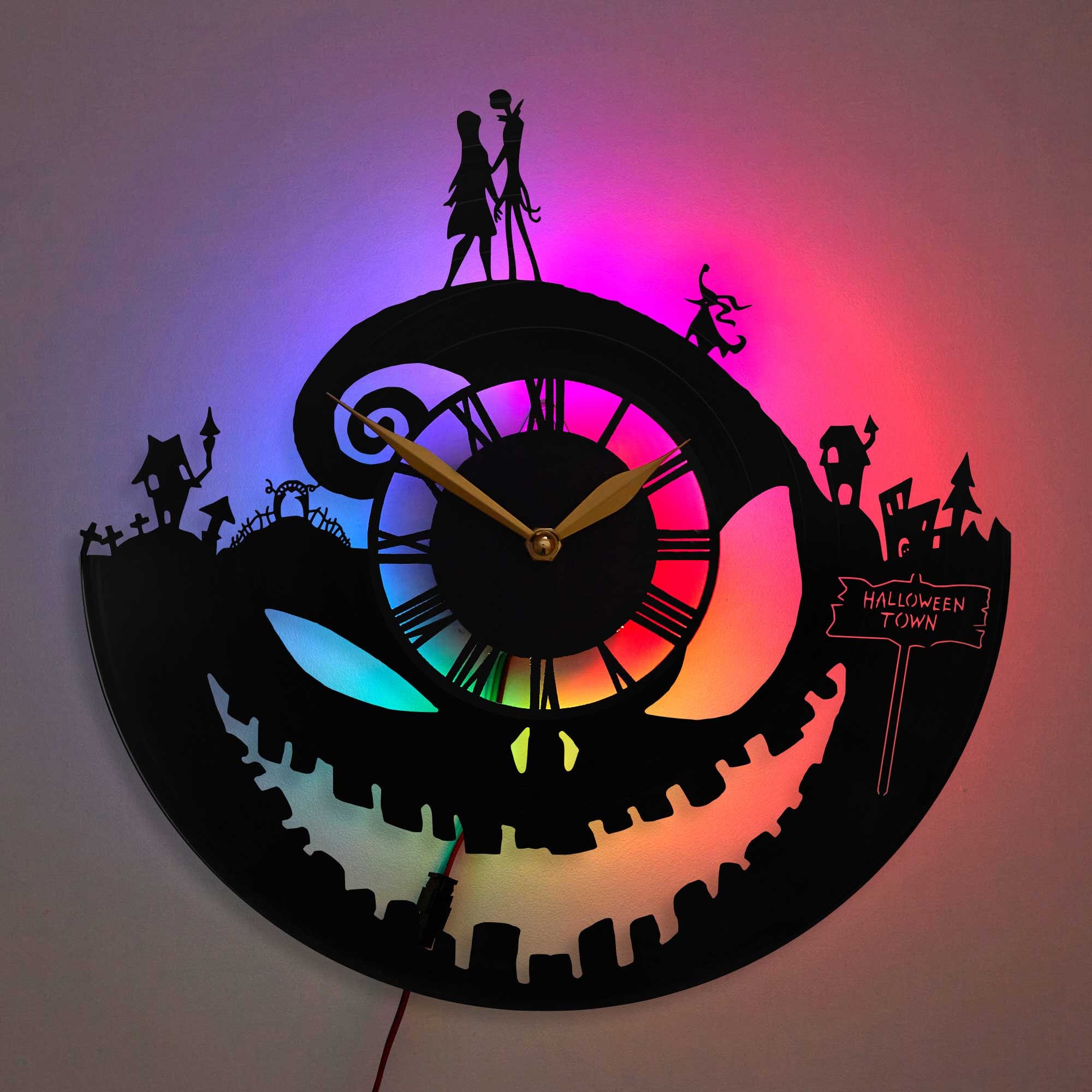 入手困難TIM BURTONS♪ナイトメア♪WallClock♪ 入手困難TIM BURTONS♪ナイトメア♪WallClock♪