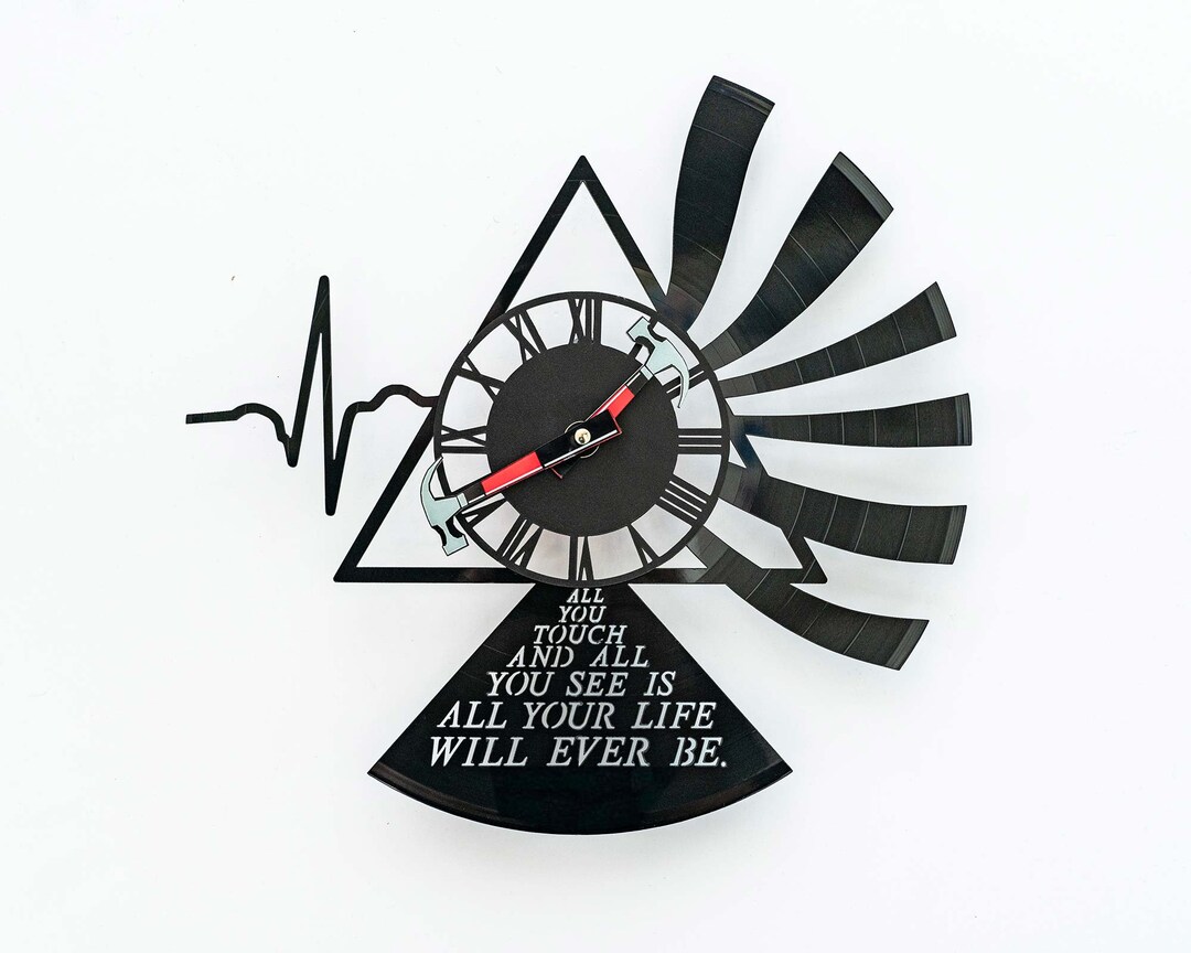 Pink Floyd Clock Pink Floyd Gift Pink Floyd Wall Clock Etsy