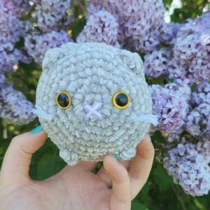 Kitten Plushie | cat | cat lover | crochet plushie | toy | soft yarn | gift idea | stuffed animal | crochet | amigurumi | plushie |