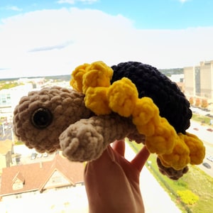 Sunflower Turtle Plushie | Sunflower turtle | Turtle plushie | Turtle amigurumi | Soft Sunflower Turtle