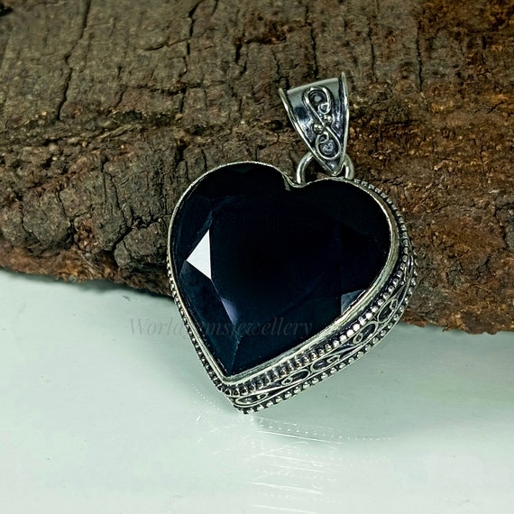 Ciondolo In Argento Sterling 925 Con Pietra Preziosa A Forma Di - Foto 7