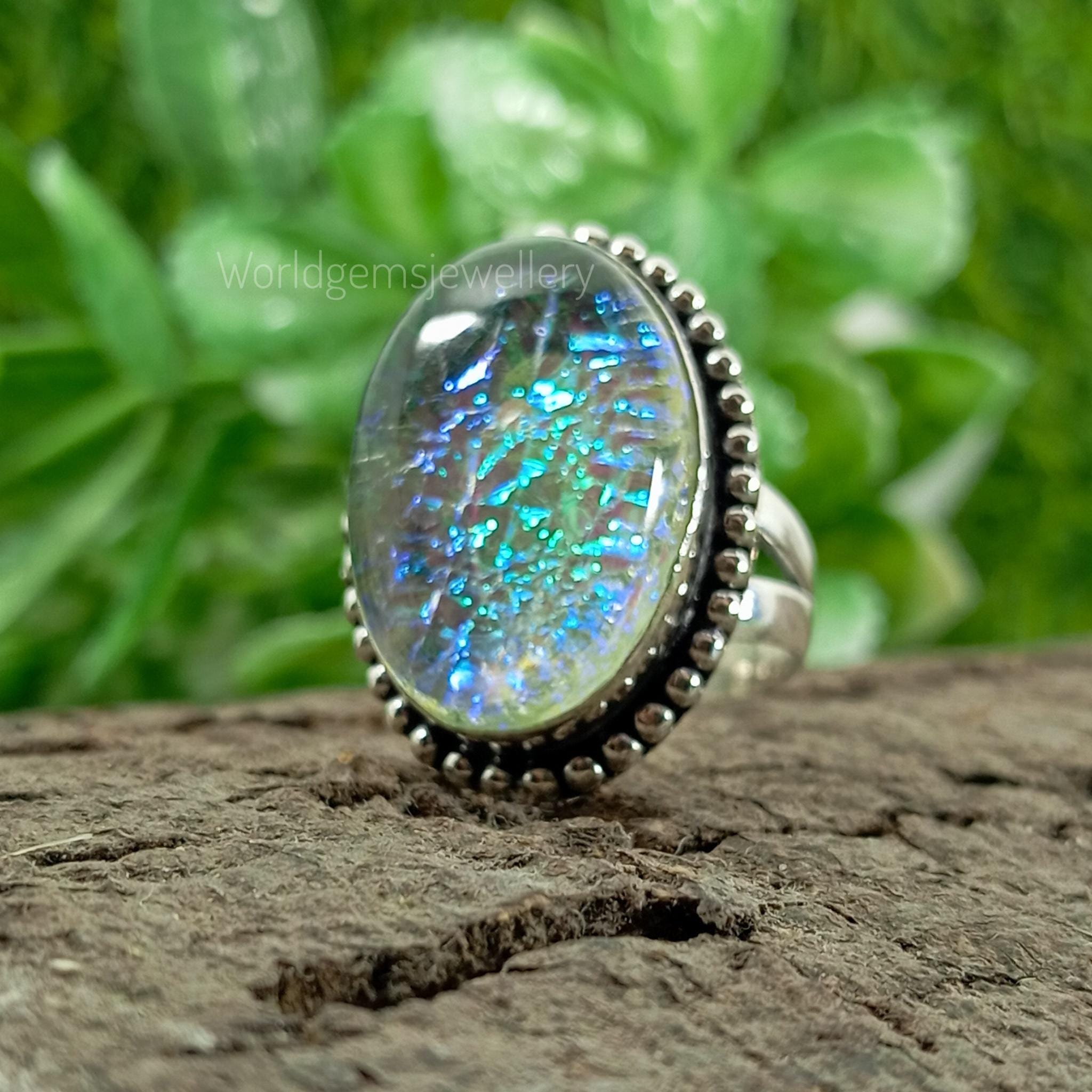 Acquista Anello In Argento Sterling 925 Con Gioielli Fatti A Mano Con Pietra Preziosa Tormalina - Foto 2