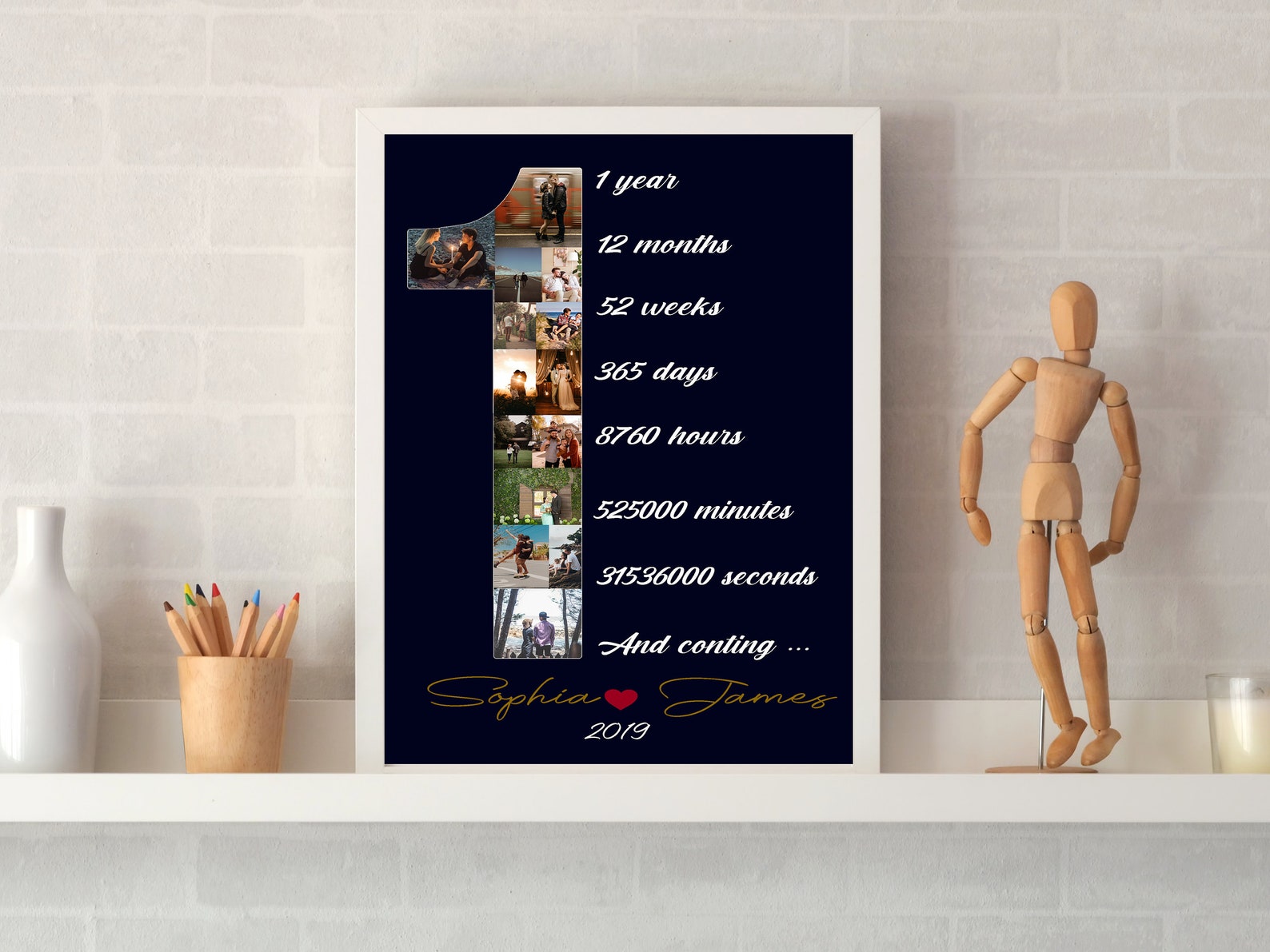 Cadeau danniversaire de rencontre Cadeau personnalisé pour Etsy France