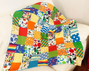 Baby Boy Cot Quilt