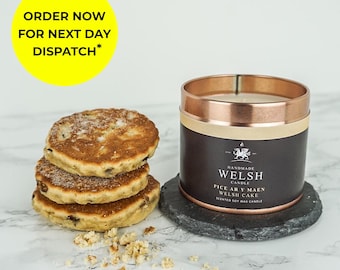 Welsh Cake Tin Candle | Handmade Welsh Candle | Handmade in Wales