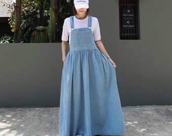 flowy overall dress