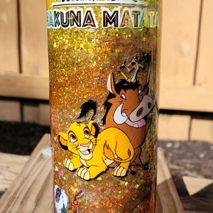King Lion Glitter Stainless Steel Tumbler