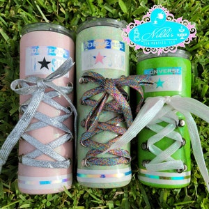 Converse Stainless Steel Tumbler with Removable Shoelaces