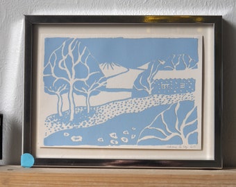 Lot, paysage (sérigraphie artisanale)